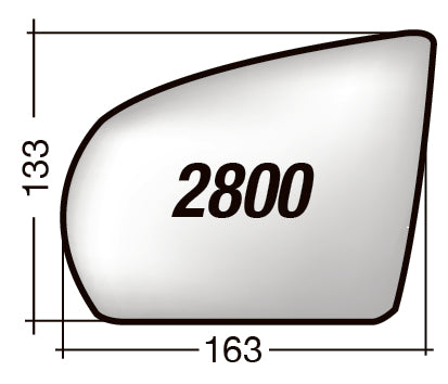 Vetro SPECCHIO RETROVISORE 2800 D Destro DX BYD SEAL U 2024-