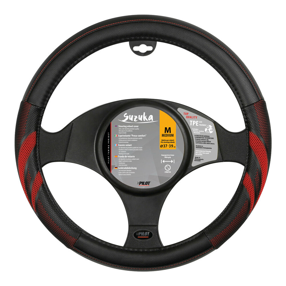 32934 - Suzuka, coprivolante in Skeentex - M - Ø 37/39 cm - Rosso