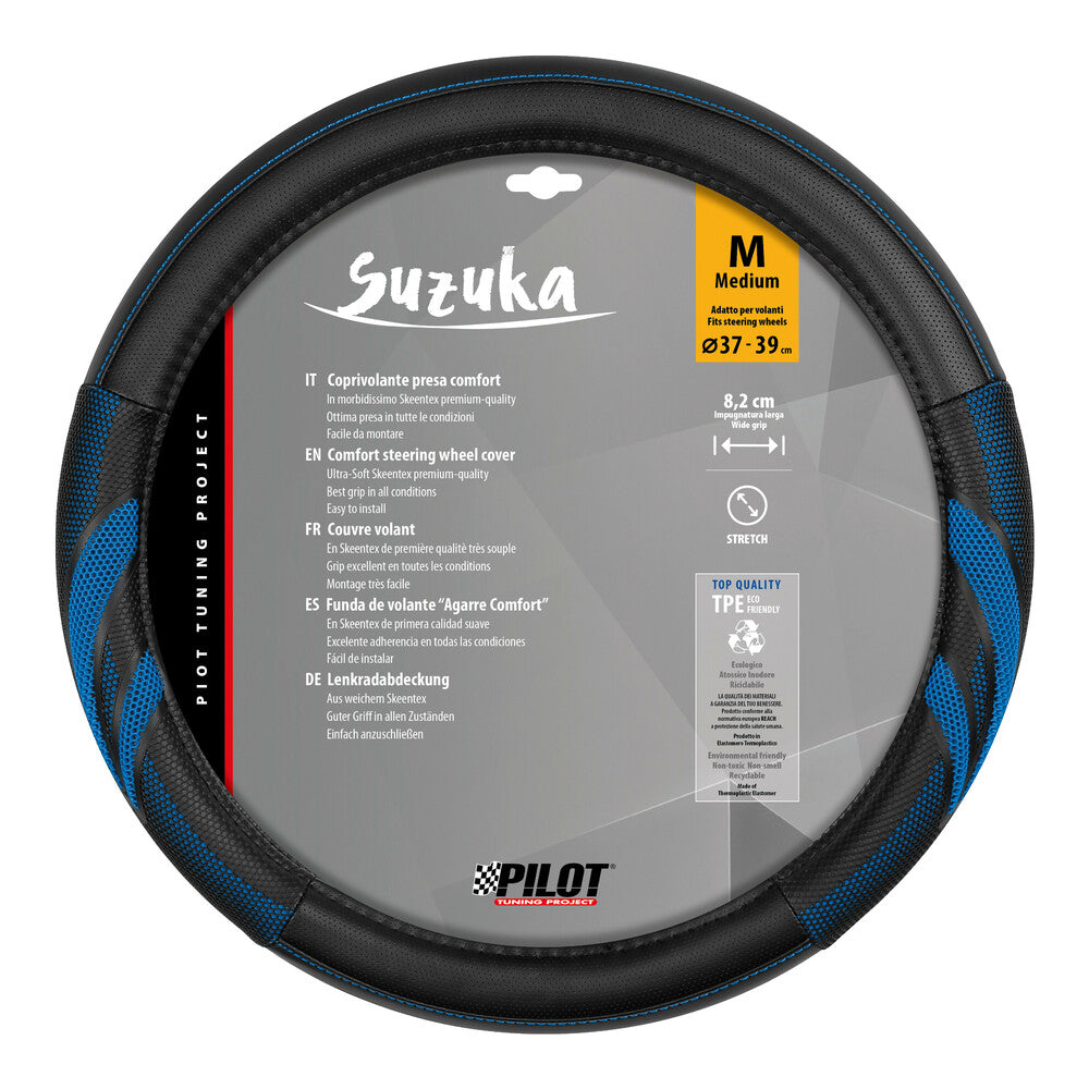 32935 - Suzuka, coprivolante in Skeentex - M - Ø 37/39 cm - Blu