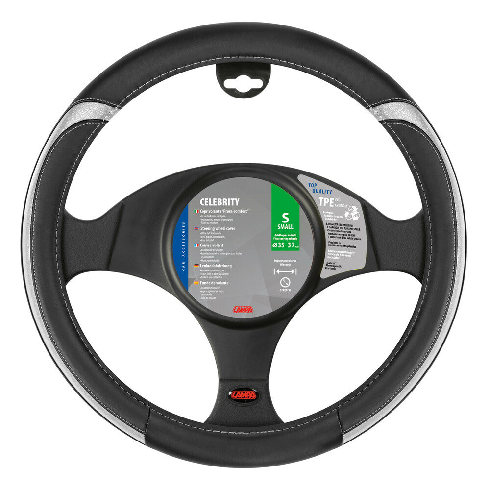 32978 - Celebrity, coprivolante in Skeentex - S - Ø 35/37 cm - Argento