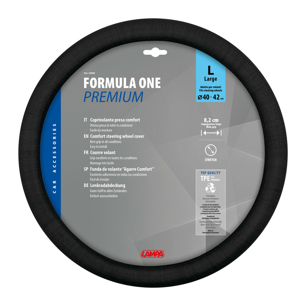32985 - Formula One, coprivolante in poliestere - L - Ø 40/42 cm