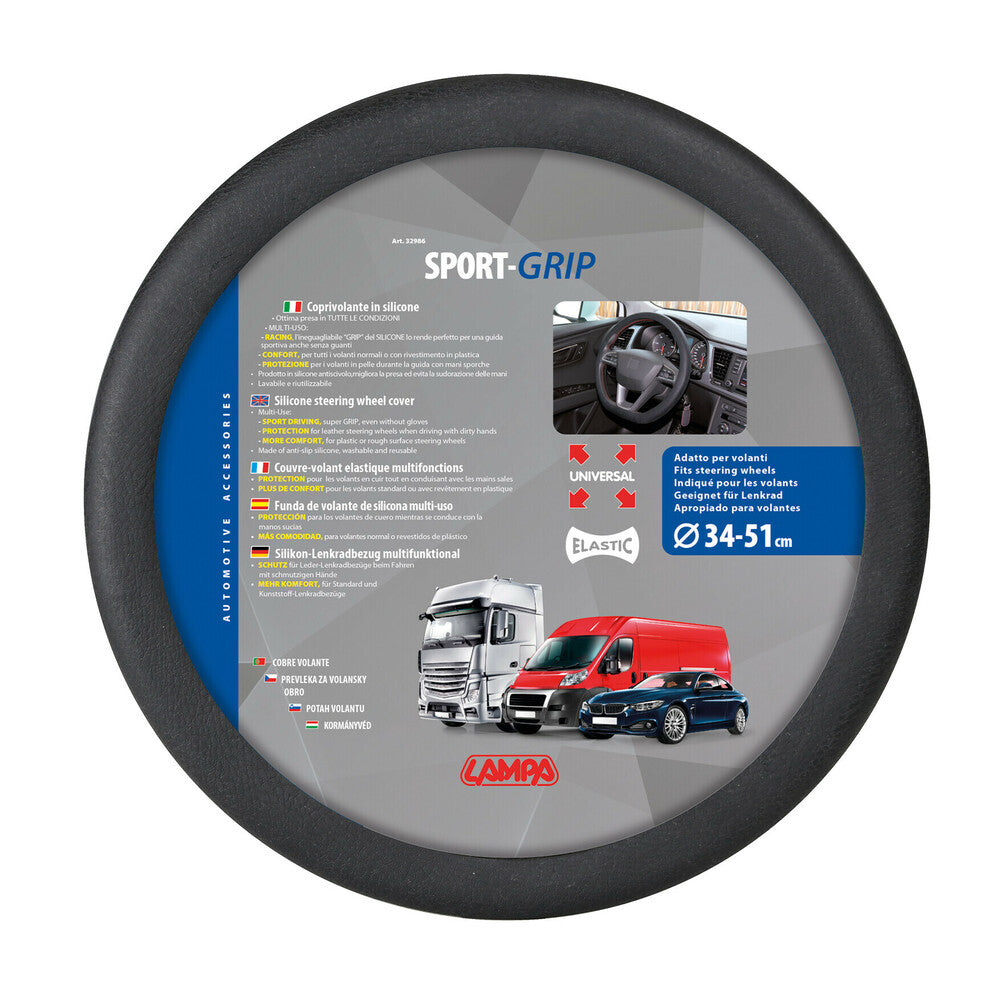 32986 - Sport-Grip, coprivolante elasticizzato in silicone - Ø 34/51 cm