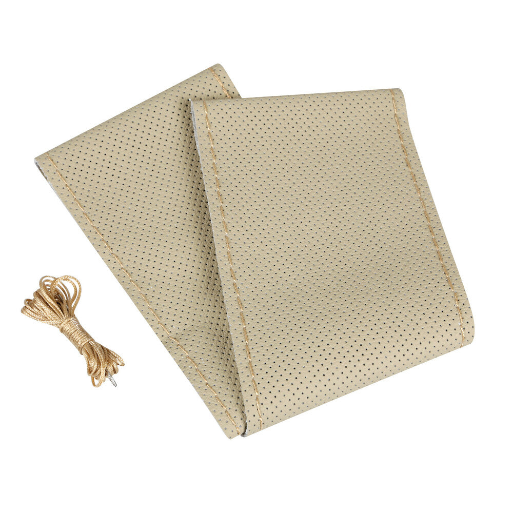 32997 - Premium Perforated, coprivolante in pelle - L - Ø 37/39 cm - Beige