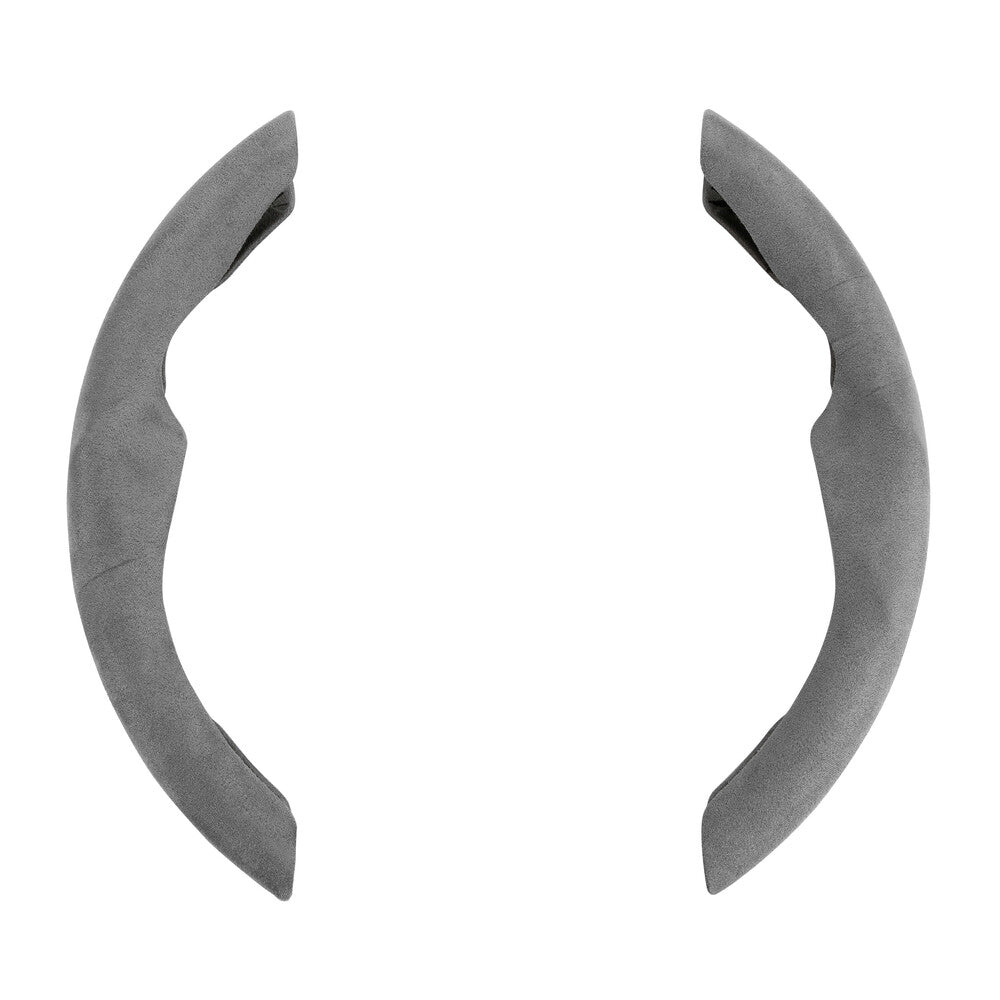 33076 - Grips, coprivolante sportivo in microfibra, universale - Grigio