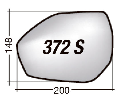 Vetro SPECCHIO RETROVISORE 372 S Sinistro SX FORD EXPLORER 2020-