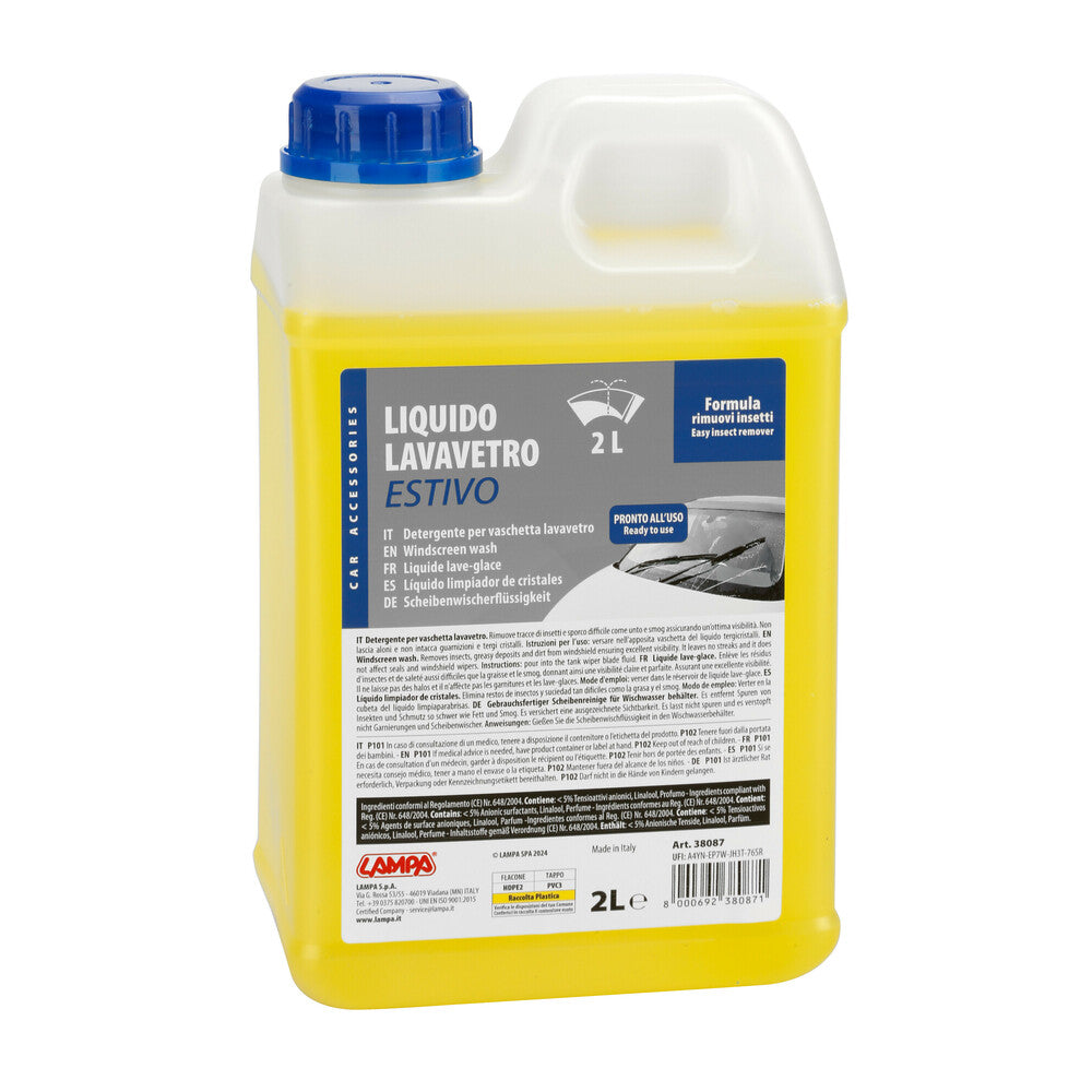 Liquido lavavetro estivo, pronto all'uso - 2000 ml - 38087