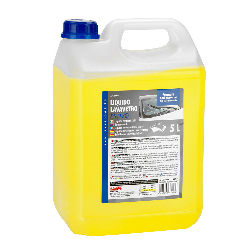 Liquido lavavetro estivo, pronto all'uso - 5000 ml - 38088