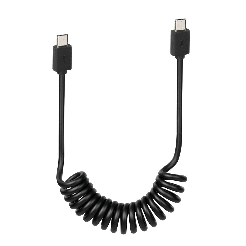 38703 - Cavo a spirale per Ebike, Micro Usb > Micro Usb