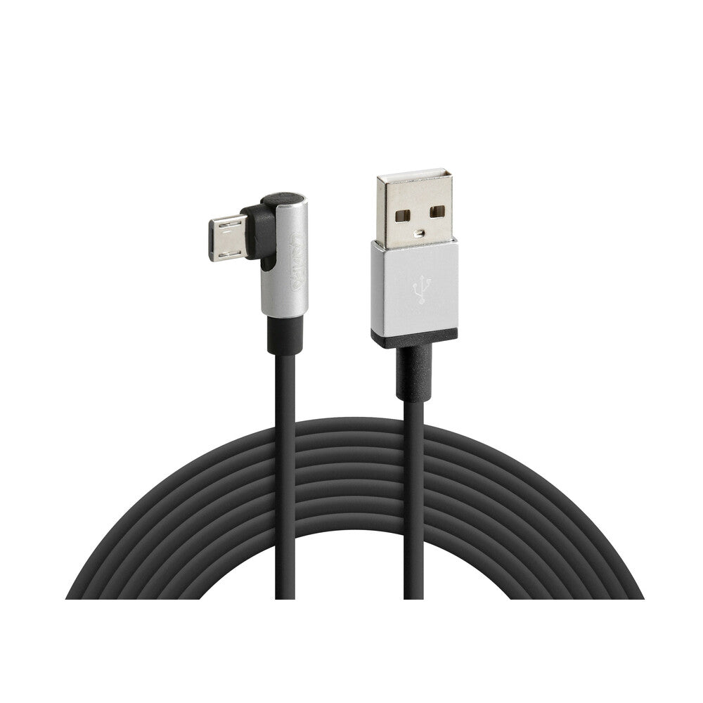 38835 - Cavo 90° Usb > Micro Usb - 200 cm - Nero