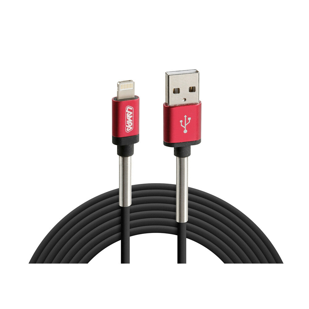 38841 - Cavo Universal, Usb > Apple 8 pin / Micro Usb - 200 cm - Nero