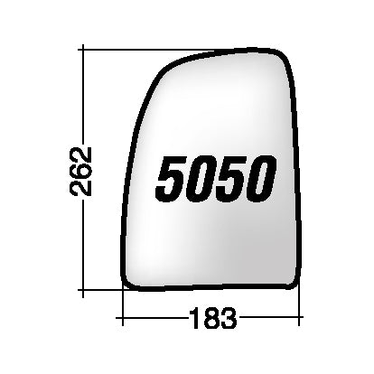 Vetro SPECCHIO RETROVISORE Sinistro SX PEUGEOT J5 BOXER 2006-