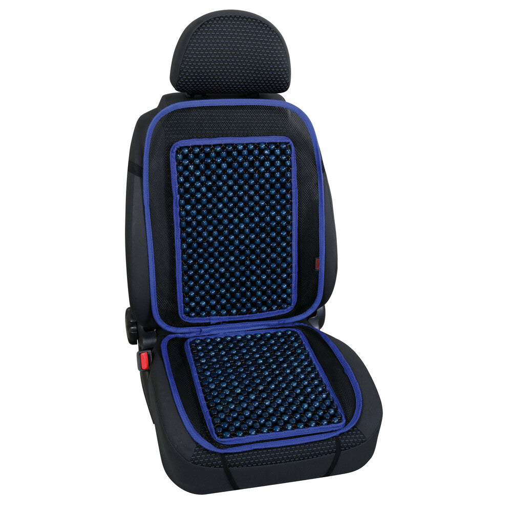 54316 - Evoluzione, schienale in palline di legno - Blu