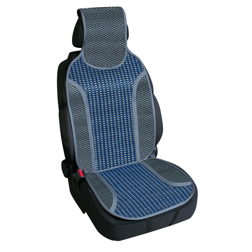 54370 - Fresco-Tech, schienale estivo in fibra naturale di bambù - Blu