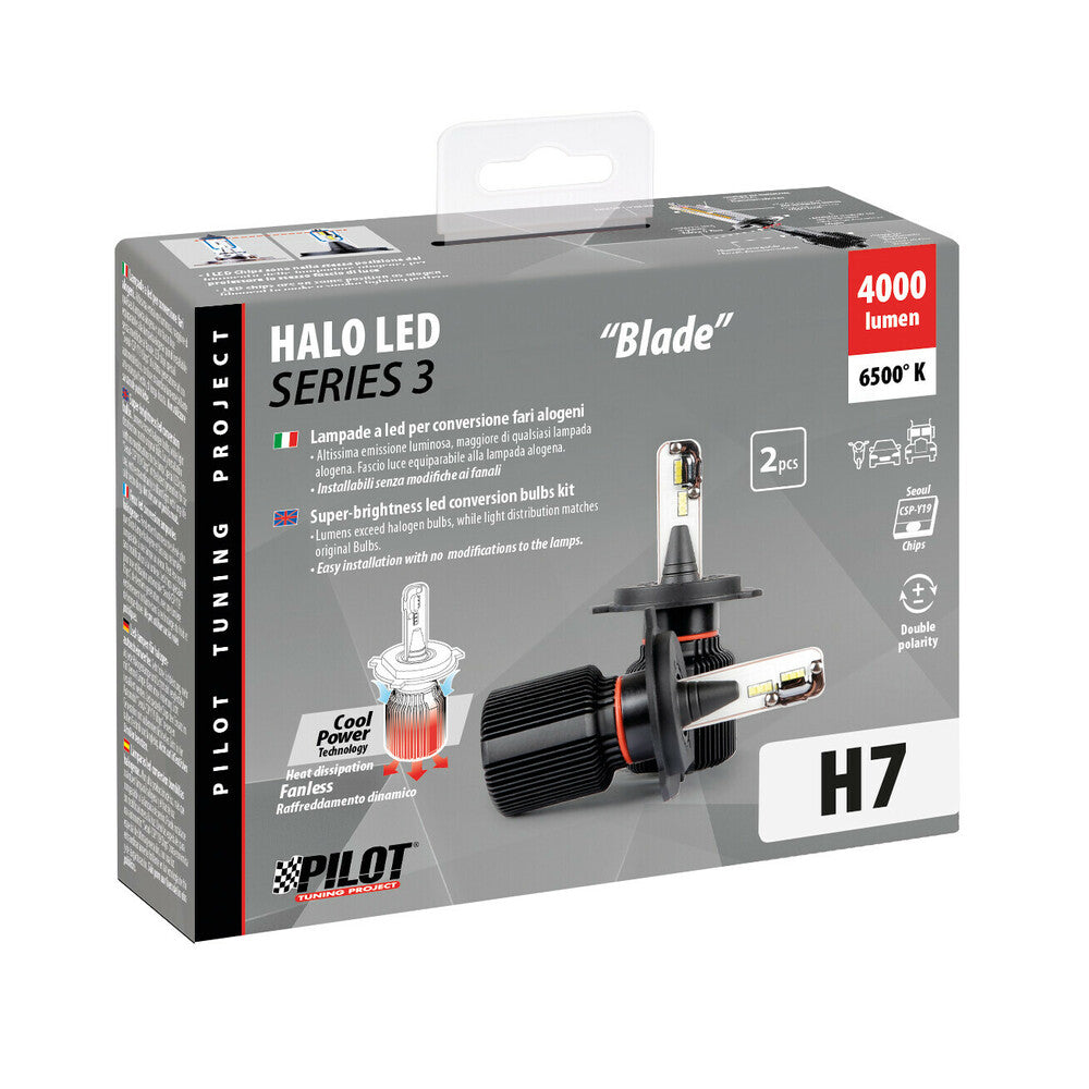 57811 - 9-32V Halo Led Serie 3 Blade - (H7) - 20W - PX26d - 2 pz - Scatola