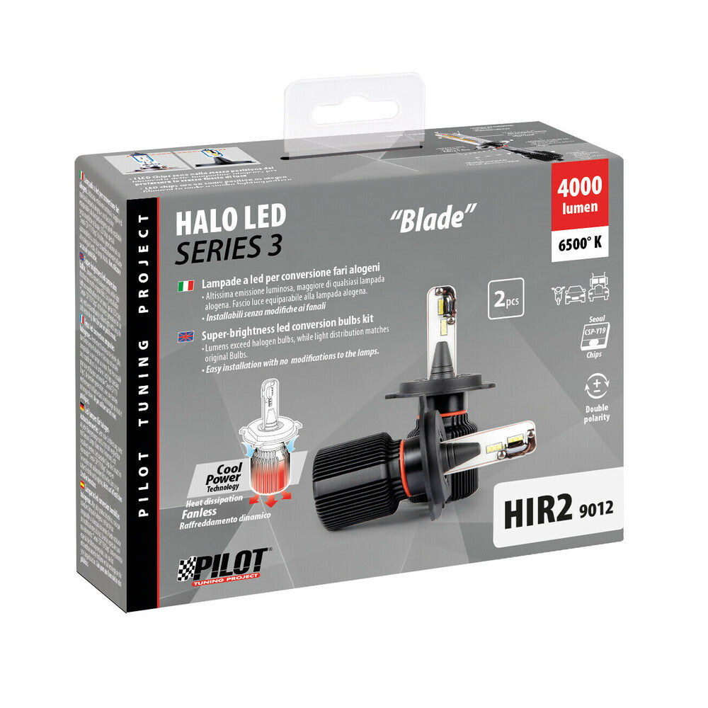 57815 - 9-32V Halo Led Serie 3 Blade - (HIR2 9012) - 20W - PX22d - 2 pz - Scatola