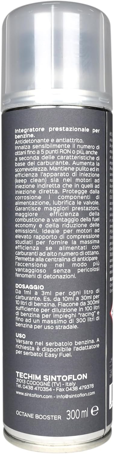 Octane Booster - Additivo benzina incremento ottani - SINTOFLON