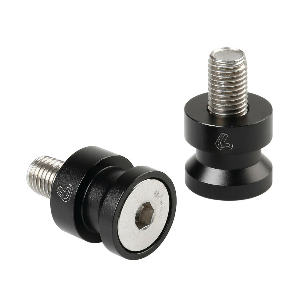 90641 - Coppia supporti cavalletto - 10x1,25 mm - Nero