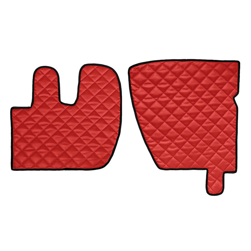 96154 - Coppia tappeti in Skeentex - Rosso - compatibile per Renault Premium 2 (09/05>12/13)