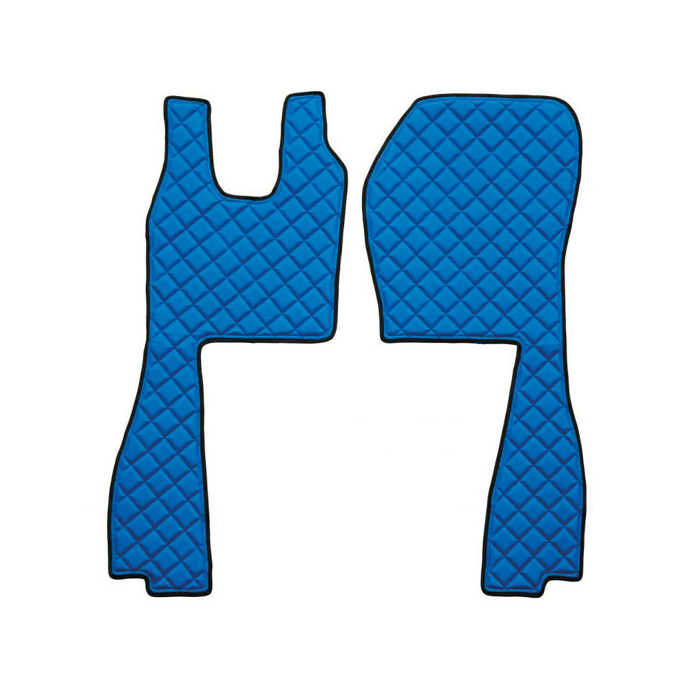 96170 - Coppia tappeti in Skeentex - Blu - compatibile per Scania R Serie 6 (09/09>08/13) automatico, manuale, sedile pass. pneumatico