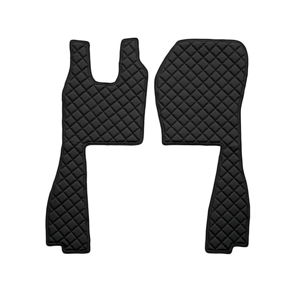 96171 - Coppia tappeti in Skeentex - Nero - compatibile per Scania R Serie 6 (09/09>08/13) automatico, manuale, sedile pass. pneumatico