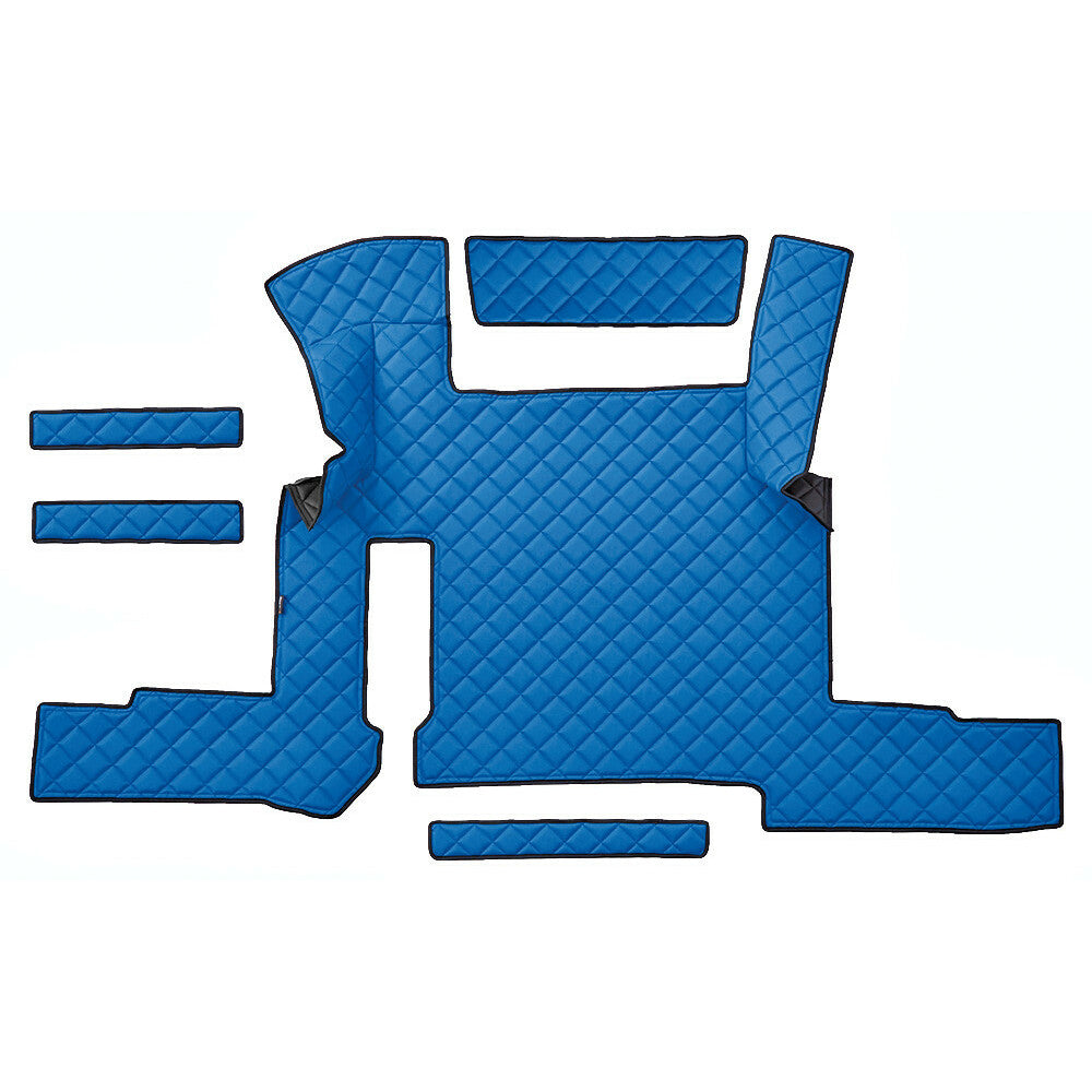 96270 - Tappeto centrale in Skeentex - Blu - compatibile per Man TGX (01/17>06/20) automatico, 1 cassetto