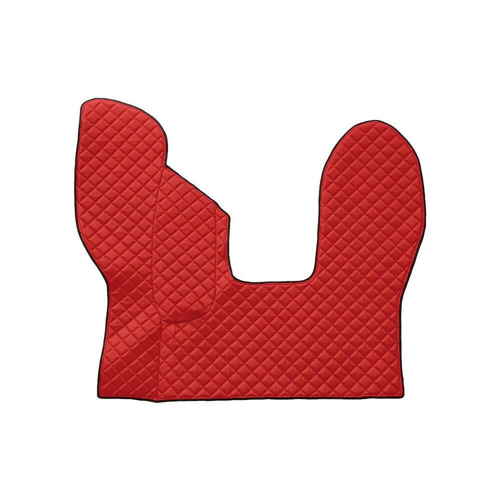 96464 - Tappeto centrale in Skeentex - Rosso - compatibile per Daf CF (07/13>) automatico, Euro 6