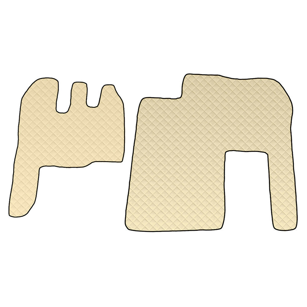 96523 - Tappeto unico in Skeentex - Panna - compatibile per Renault Magnum (01/01>06/13) manuale