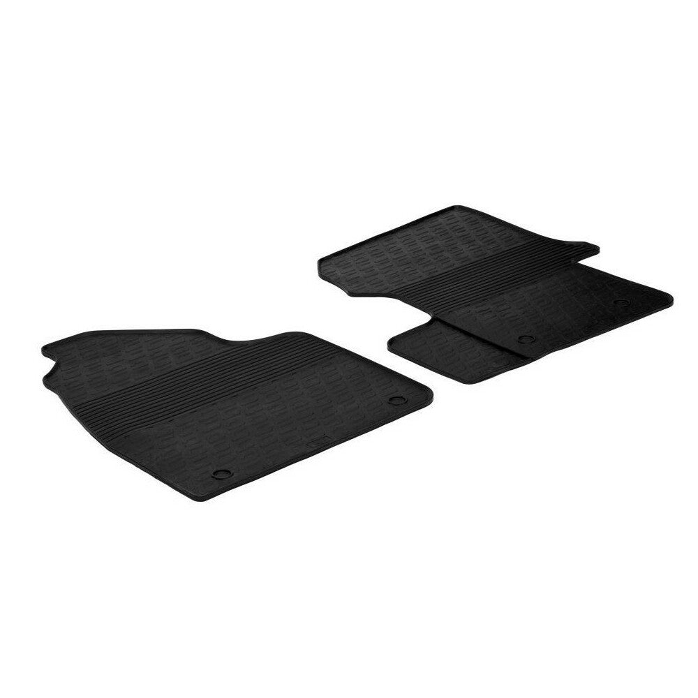 97302 - Set tappeti su misura in gomma - compatibile per Mercedes Sprinter (06/06>05/18) - Volkswagen Crafter (04/06>12/16)