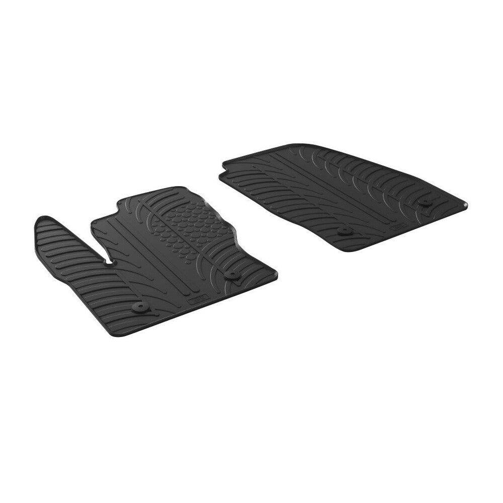 97304 - Set tappeti su misura in gomma - compatibile per Ford Transit Connect Van (04/17>)