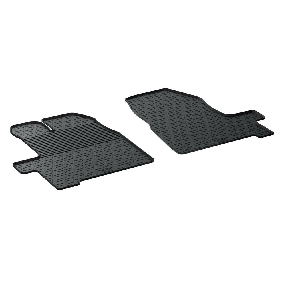 97306 - Set tappeti su misura in gomma - compatibile per Ford Transit Custom (10/12>12/17) dal 01/16>