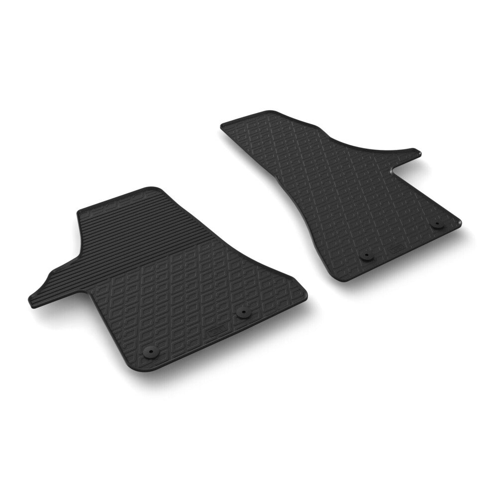 97309 - Set tappeti su misura in gomma - compatibile per Volkswagen Multivan T6.1 (01/20>12/24) - Volkswagen Transporter T6.1 (01/20>12/24)