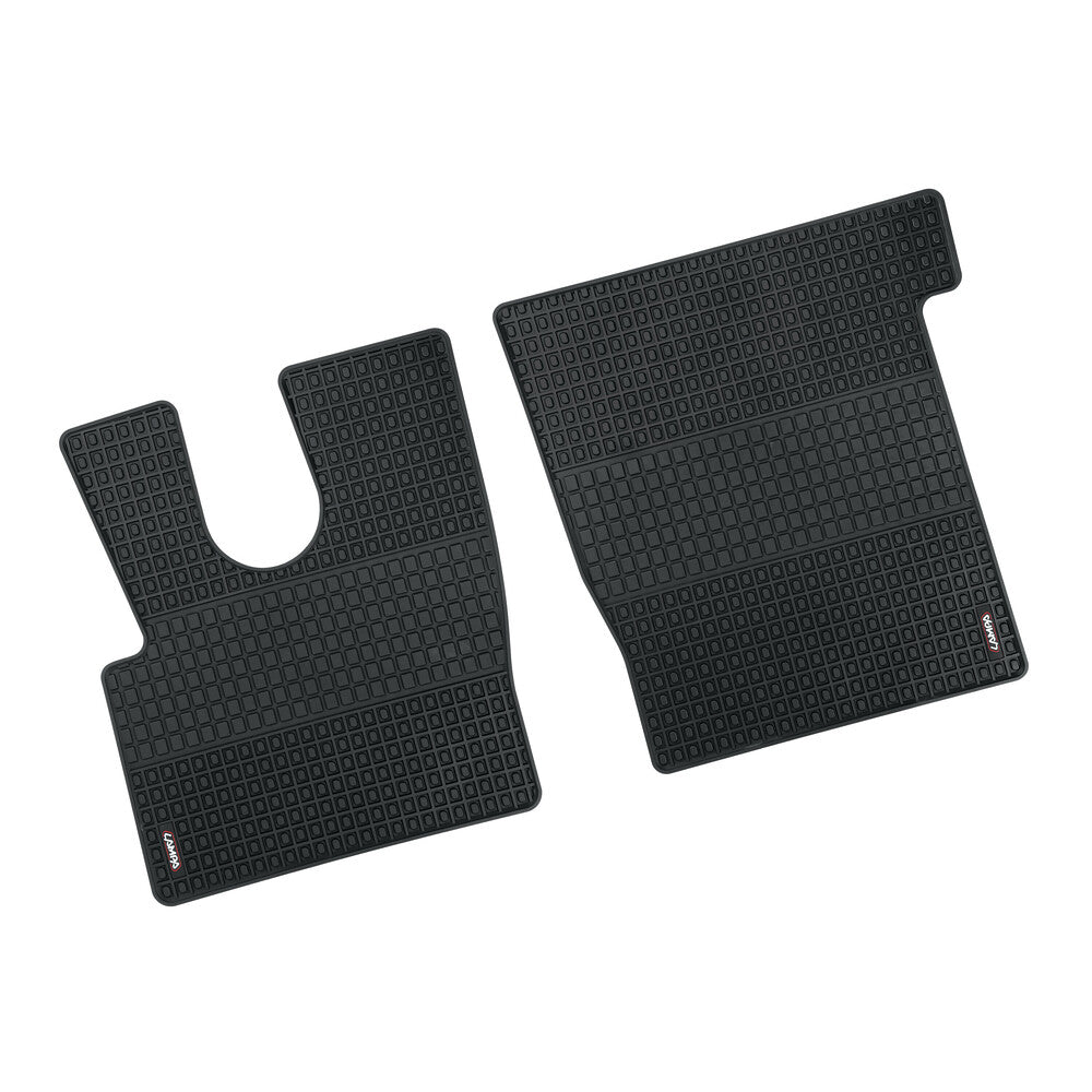 97321 - Coppia tappeti su misura in Eco Gomma per camion - compatibile per Daf XF 106 (10/12>05/21)