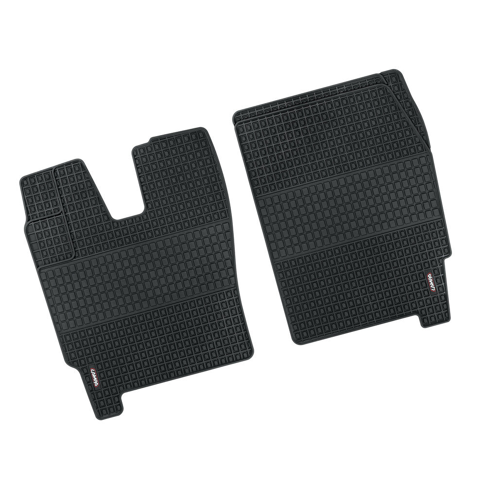 97326 - Coppia tappeti su misura in Eco Gomma per camion - compatibile per Iveco Eurocargo (09/03>)