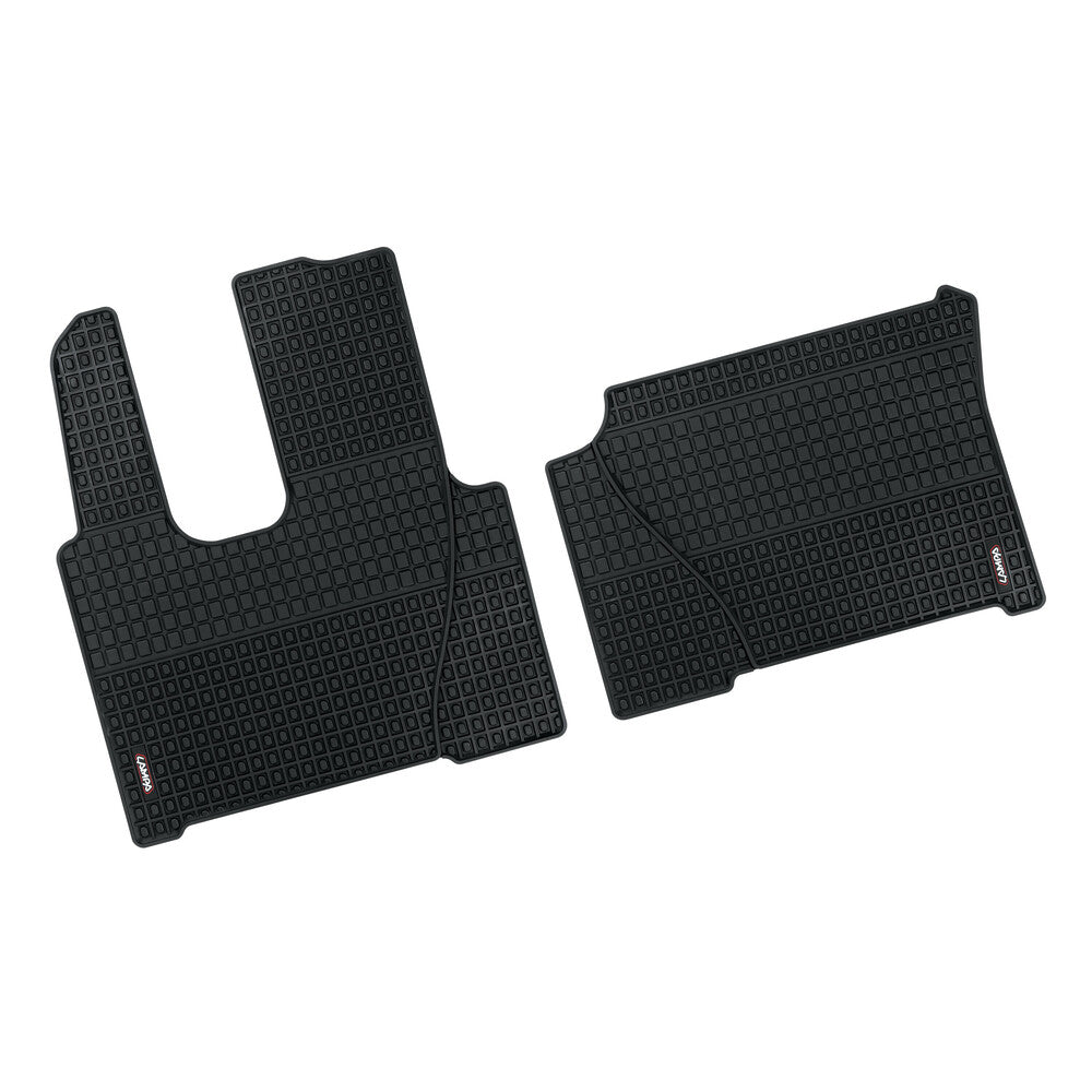 97340 - Coppia tappeti su misura in Eco Gomma per camion - compatibile per Mercedes Actros MP4 (09/11>09/19) - Mercedes Antos (09/12>) - Mercedes Actros MP5 (10/19>) - Mercedes Actros MP5 L (11/21>)