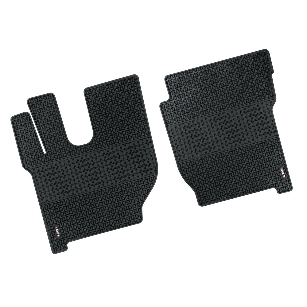 97360 - Coppia tappeti su misura in Eco Gomma per camion - compatibile per Volvo FH Serie 4 (09/12>05/21) - Volvo FH Serie 5 (06/21>)
