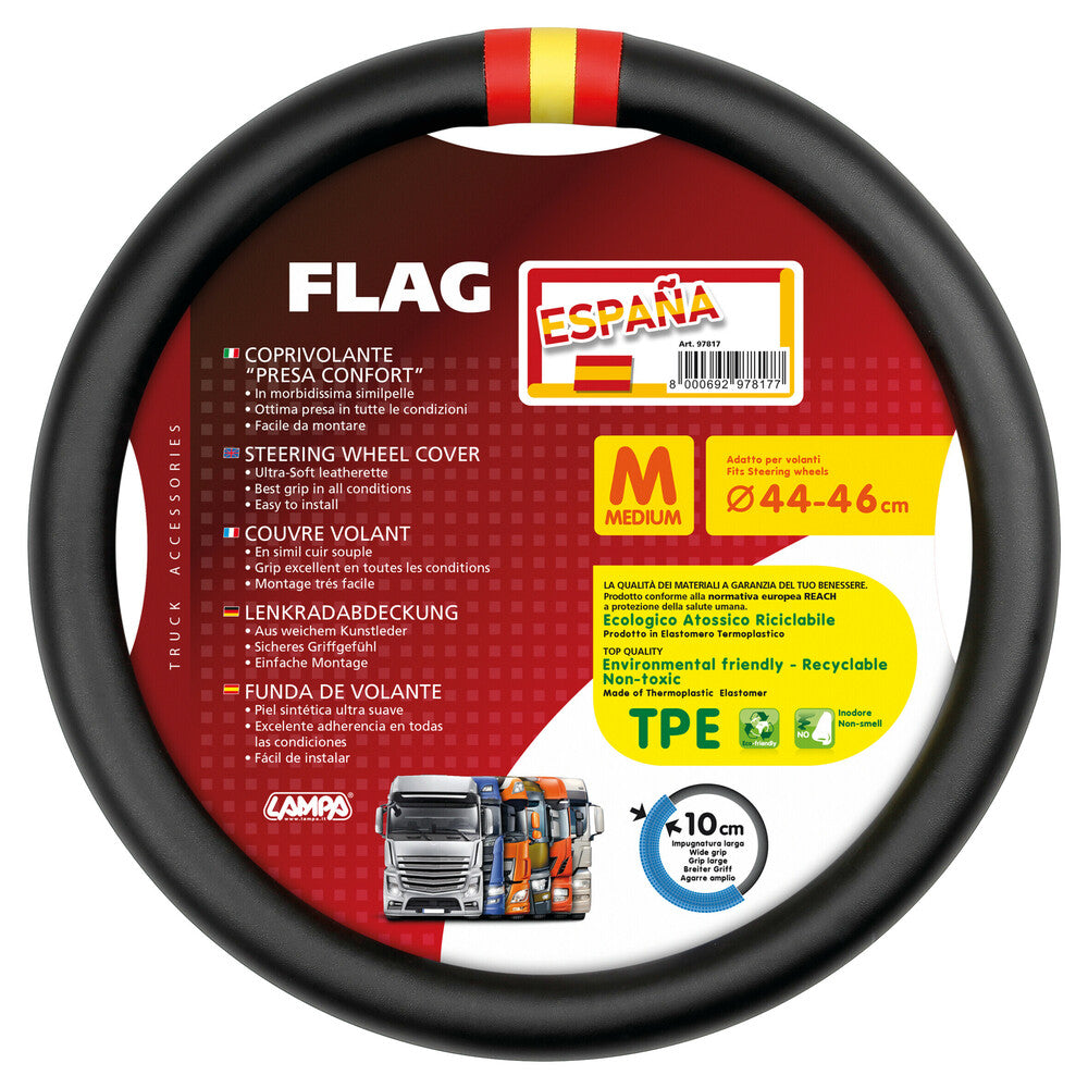 97817 - Flag Spagna, coprivolante in Skeentex - M - Ø 44/46 cm