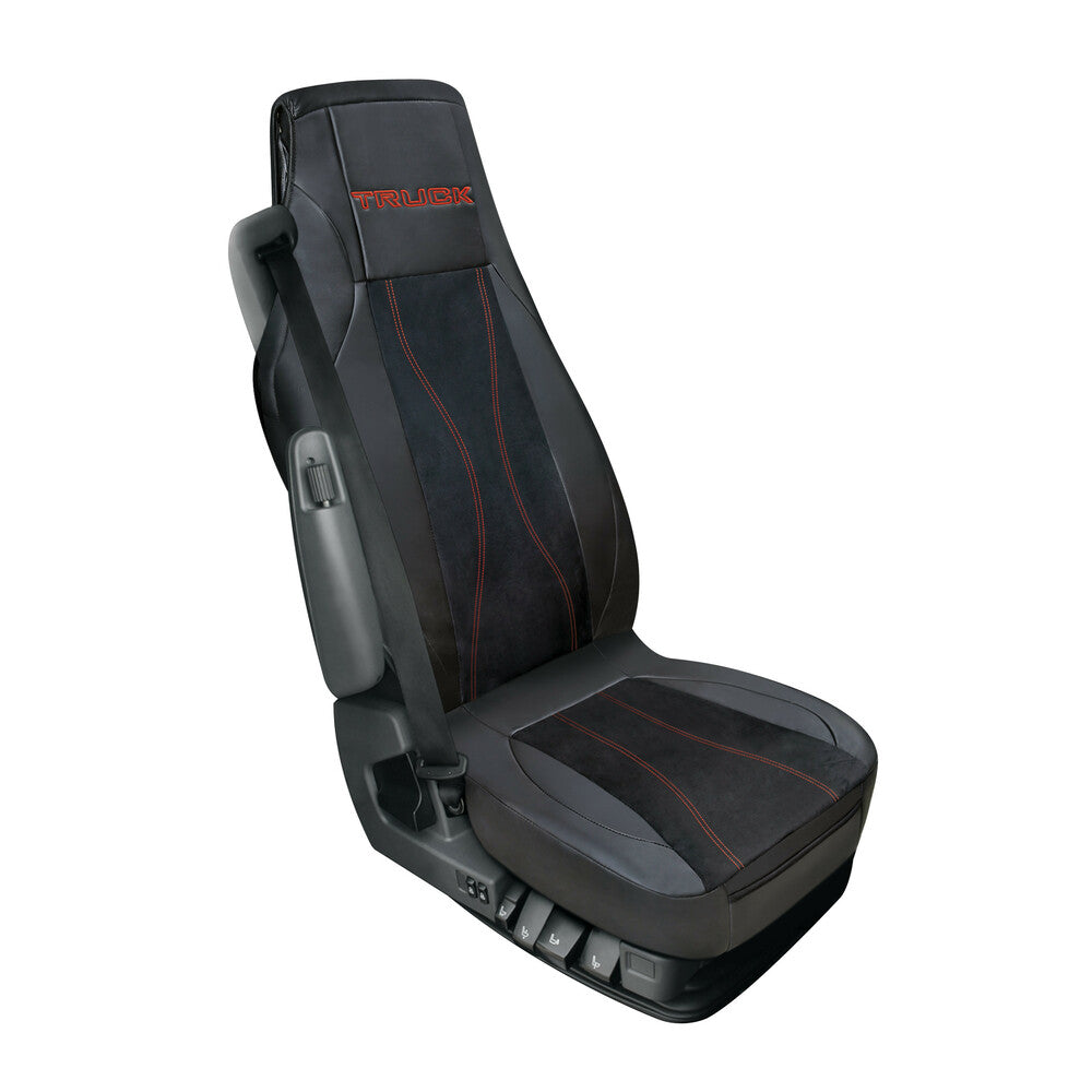 97998 - Luana, coprisedile in Skeentex per camion - Nero/Rosso