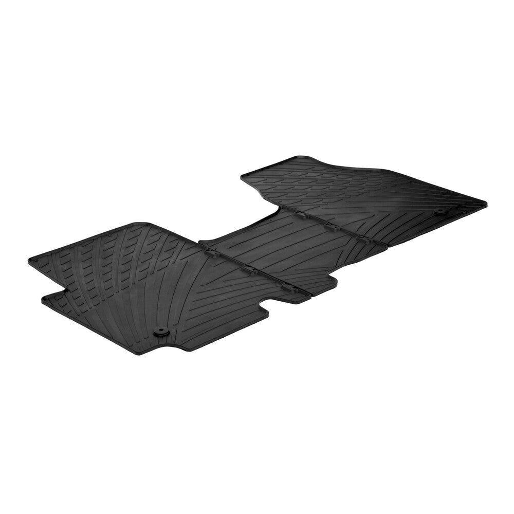 98404 - Set tappeti su misura in gomma - compatibile per Opel Vivaro (08/01>12/13) - Renault Trafic (03/01>07/06)