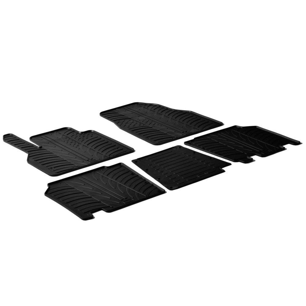 98405 - Set tappeti su misura in gomma - compatibile per Mercedes Citan (10/12>08/21) - Renault Kangoo (02/08>05/21) - Renault Kangoo 5p (02/08>05/21)
