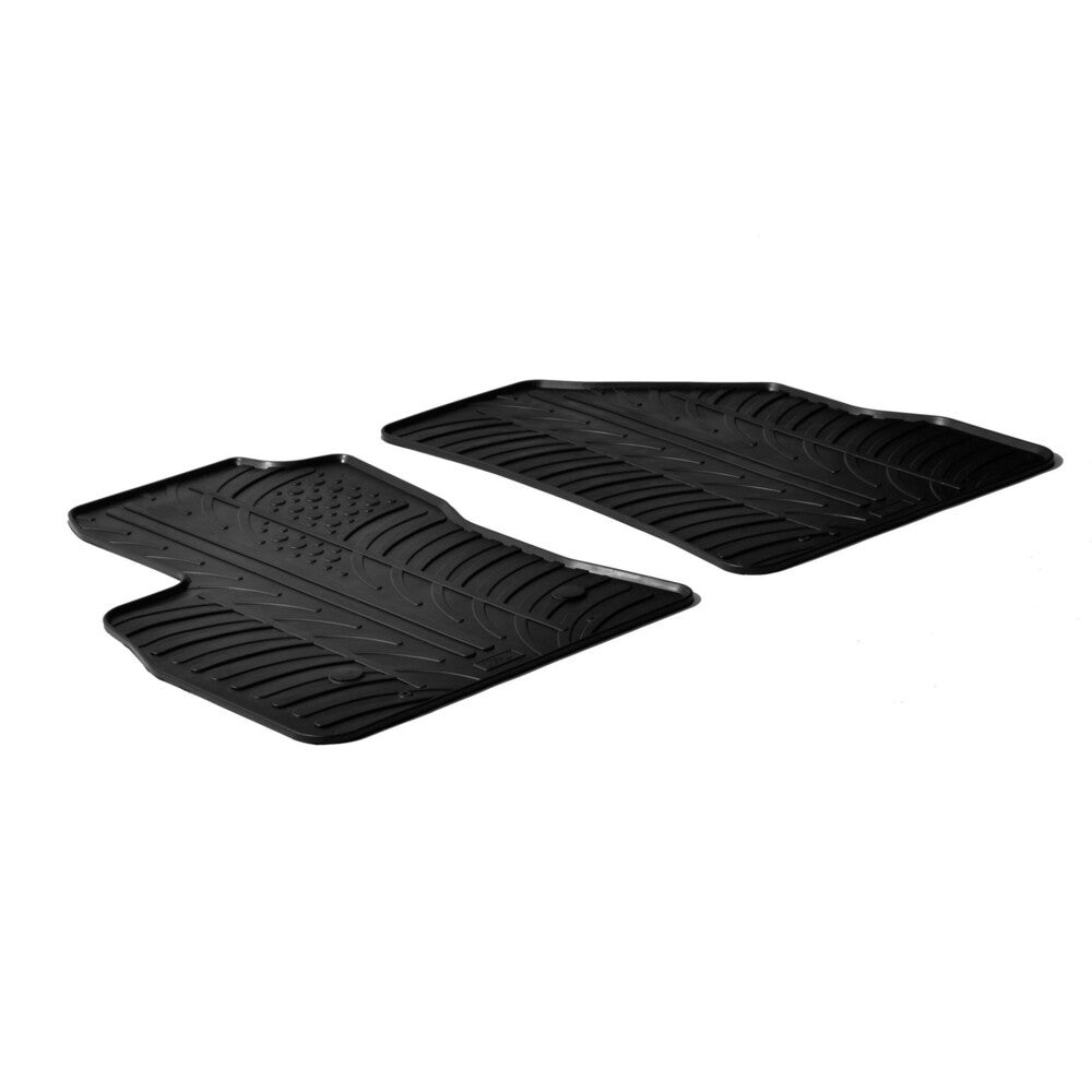98407 - Set tappeti su misura in gomma - compatibile per Fiat Doblò Cargo (01/10>07/22) - Opel Combo Cargo (04/12>08/18)