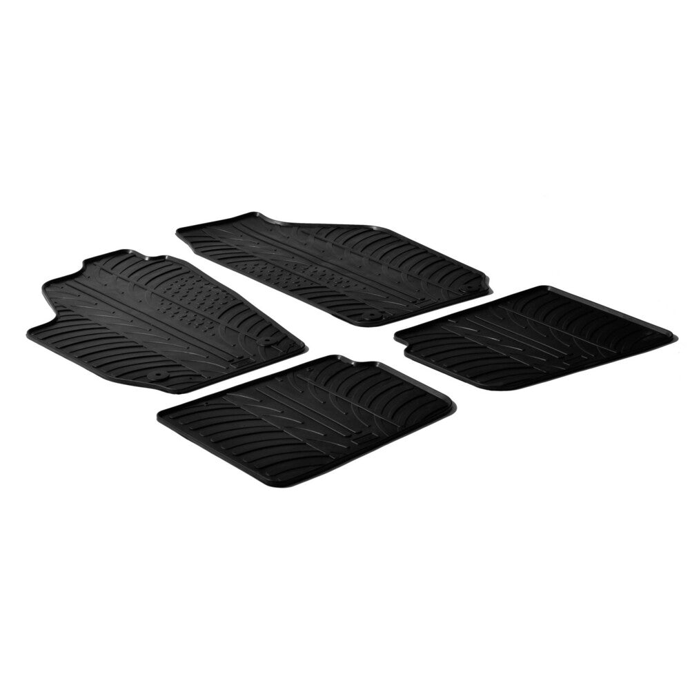 98435 - Set tappeti su misura in gomma - compatibile per Skoda Roomster (09/06>10/15)