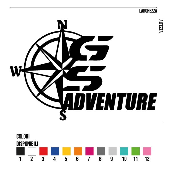 Adesivo GS ADVENTURE