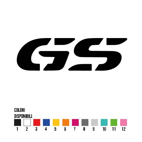 Adesivo Scritta x BMW GS - mod 1