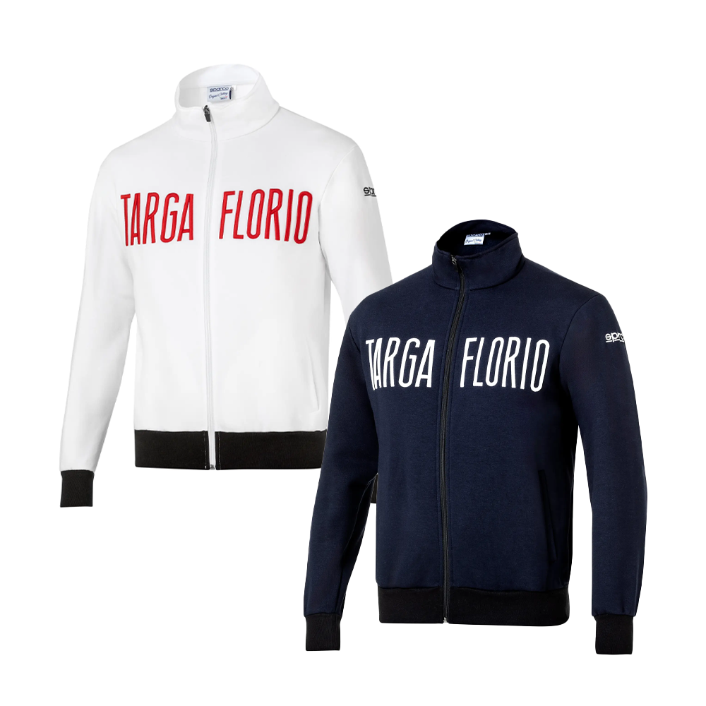 FELPA CON CERNIERA TARGA FLORIO ORIGINAL