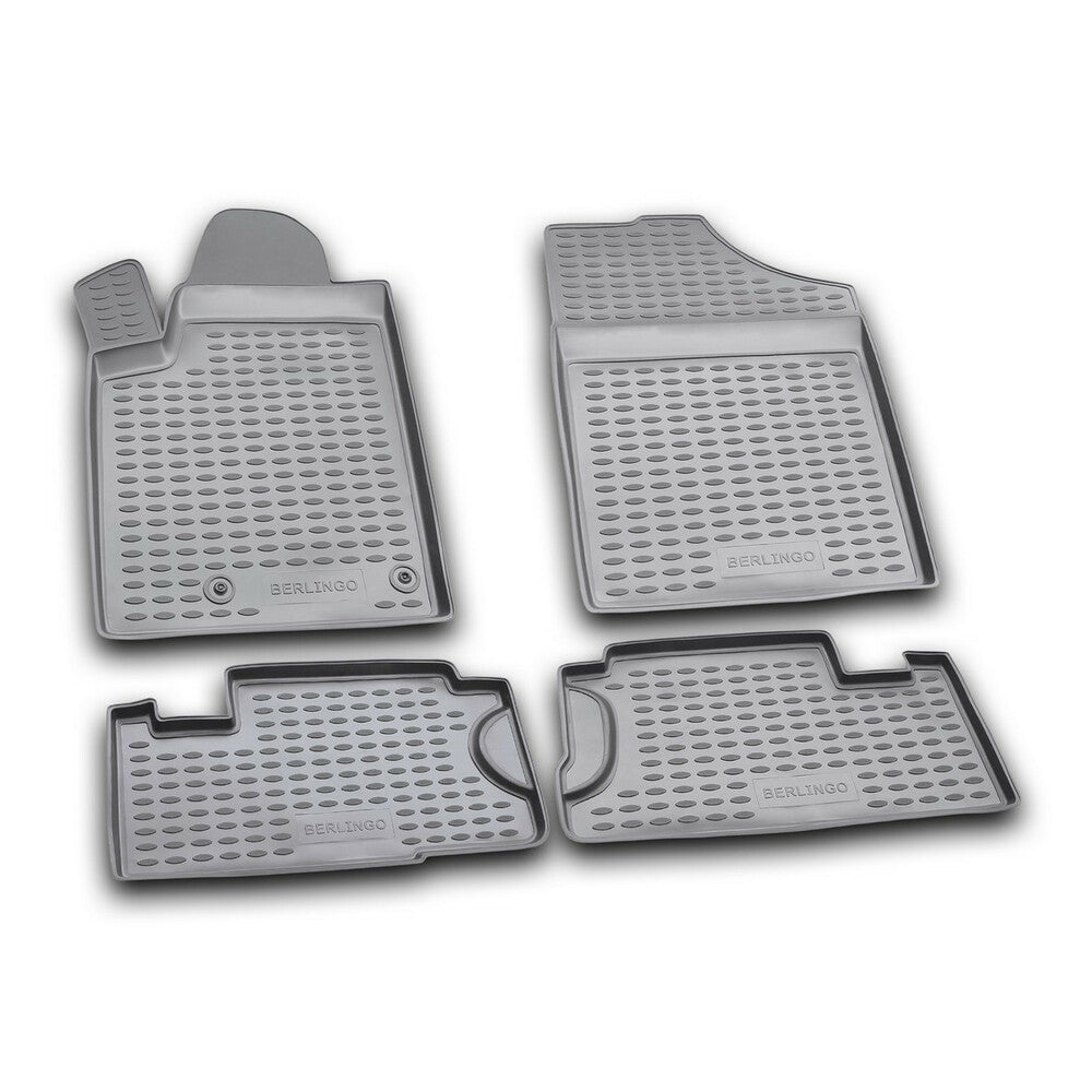 NV00081 - Set tappeti su misura in TPE - compatibile per Citroen Berlingo Van (05/96>03/08) - Citroen Berlingo Multispace (05/96>03/08)