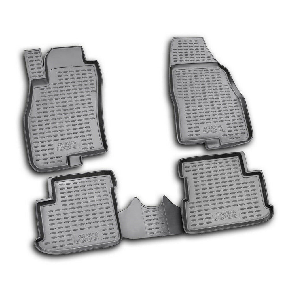 NV00153 - Set tappeti su misura in TPE - compatibile per Fiat Grande Punto 3p (09/05>04/12)