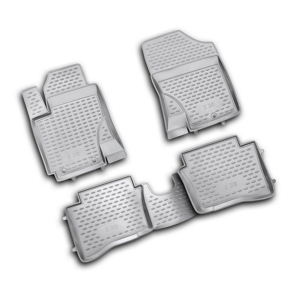 NV00212 - Set tappeti su misura in TPE - compatibile per Hyundai i20 3p (02/09>02/15) - Hyundai i20 5p (02/09>10/14)