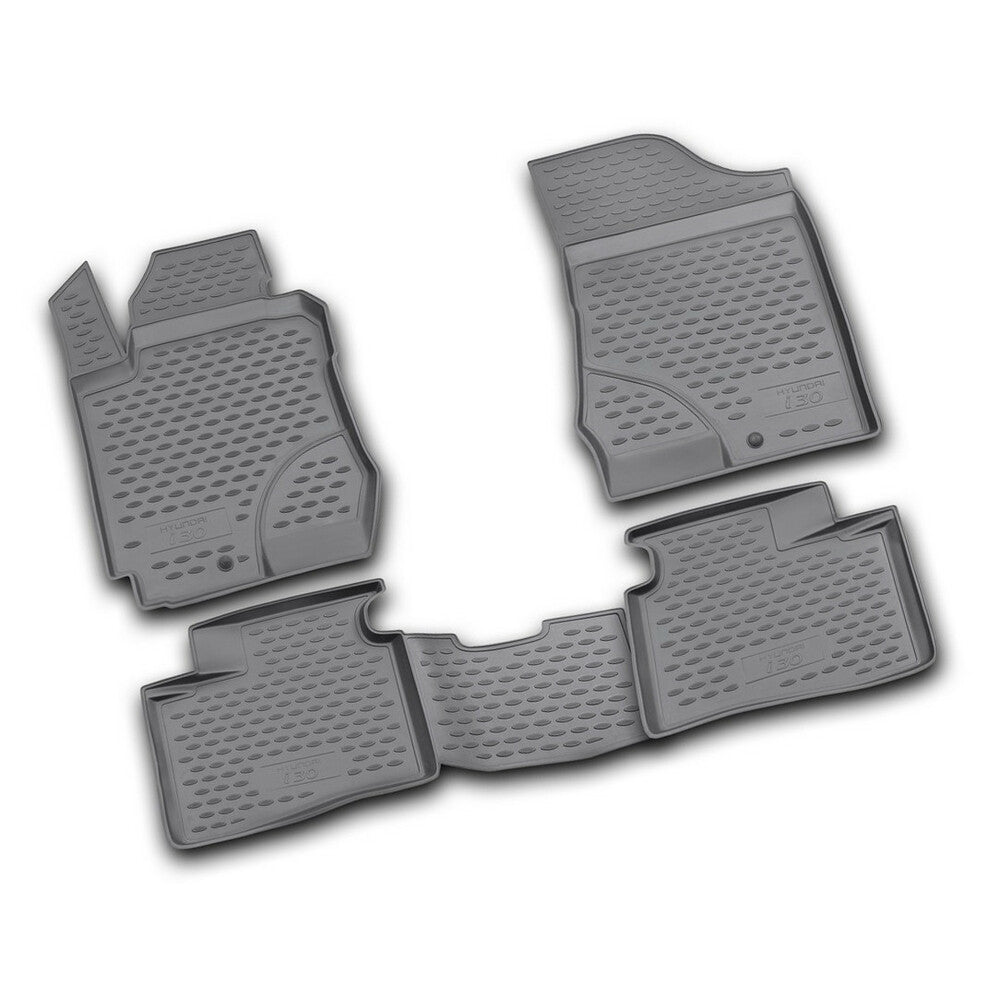 NV00213 - Set tappeti su misura in TPE - compatibile per Hyundai i30 5p (09/07>02/12) - Hyundai i30 CW (04/08>08/12)
