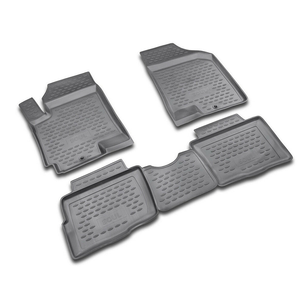 NV00246 - Set tappeti su misura in TPE - compatibile per Kia Soul (03/09>12/13)
