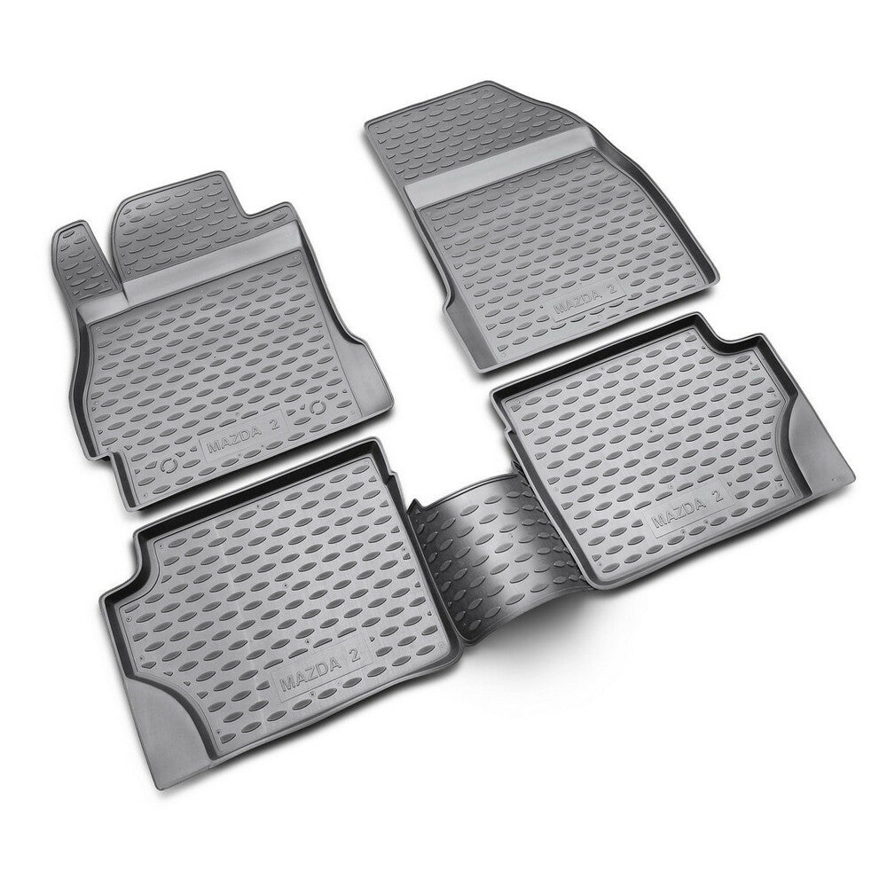 NV00280 - Set tappeti su misura in TPE - compatibile per Mazda 2 3p (10/07>02/15) - Mazda 2 5p (10/07>02/15)